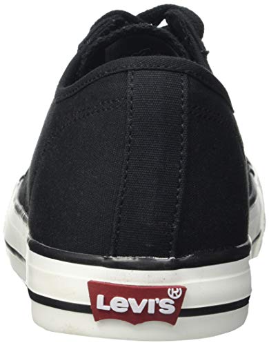 Levi's Hernandez, Zapatillas Hombre, Regular Black, 43 EU