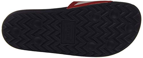 Levi's June L, Chanclas Hombre, Rojo (R Red 87), 42 EU