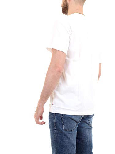 Levi's Relaxed Graphic tee Camiseta, White (Serif Logo D3), M para Hombre