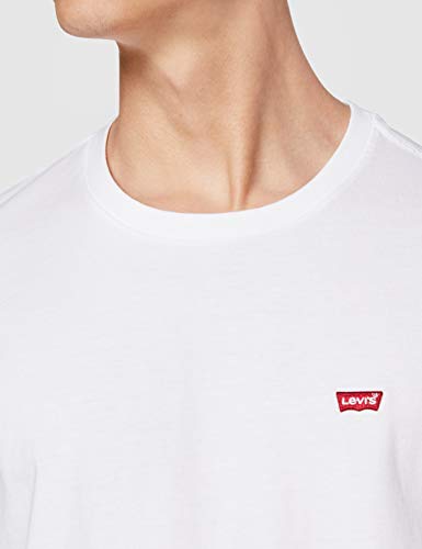 Levi's SS Original Hm tee Camiseta, Cotton + Patch White, M para Hombre