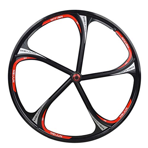 LHHL MTB Juego Ruedas Aleación Magnesio 26" Llantas Doble Pared Rueda Bicicleta Montaña Centro Tarjetas Rodamiento Sellado Freno Disco 8-10 Velocidades