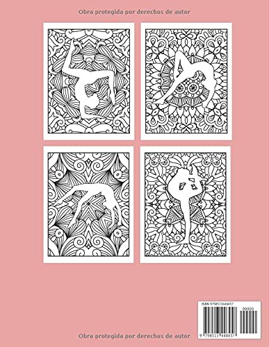 Libro Para Colorear Gimnasia Mandala: Libro De Gimnasia Para Niños Y Adolescentes | Dibujos De Gimnasia Deportiva | Gimnasia Artistica - Gimnasia Ritmica | Coloración Antiestrés.