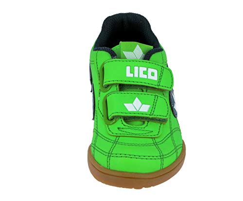 Lico Bernie V, Zapatillas Deportivas para Interior Unisex niños, Verde (Marine/Weiß), 29 EU