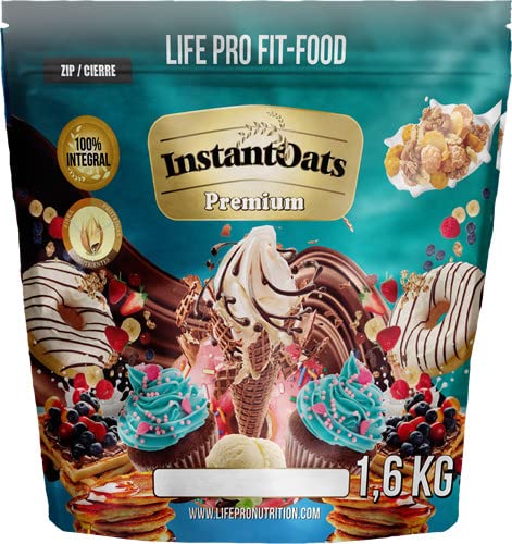 Life Pro Fit-Food Harina de Avena Premium 1.6 kg Sabor Chocolate Blanco