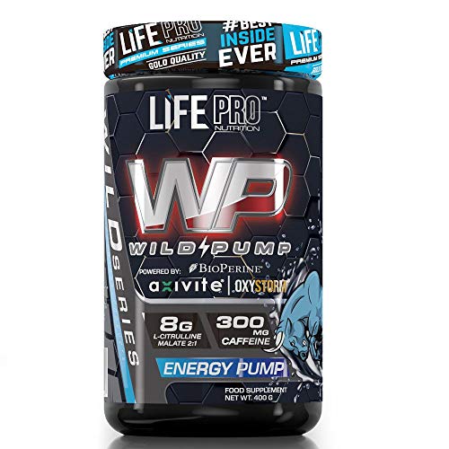 Life Pro Wild Pump 400g | Suplemento Deportivo Pre Workout en Polvo | Con Estimulantes | Fabricado En España (ENERGY PUMP)