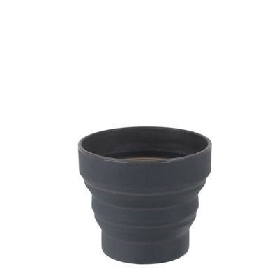 Lifeventure Silicone Ellipse FlexiMug (Graphite) SS21 - Grafito, Grafito