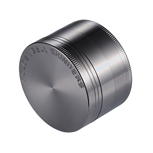 LIHAO 2" Grinder Metálico para Hierbas y Especias en Hogar(4 Piezas de 5cm)(Níquel Negro)