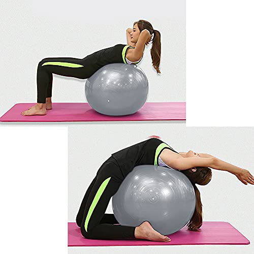 Liujiami Balones de Ejercicio Pelota de Gimnasia Yoga Pilates con Bomba Oficina Equilibrio Silla Pelota de Estabilidad Pelota de Maternidad 45/55/65/75/85cm