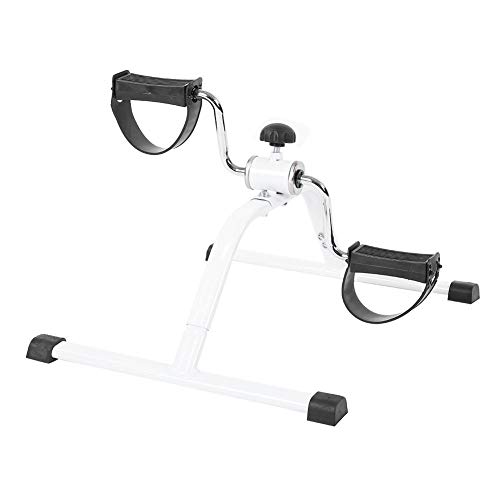 Liukouu Mini Bicicleta estática, Ejercitador de Pedal ensamblado Multifuncional Entrenador de Pedal de Mano Ejercitador de Bicicleta para Ancianos para Ejercicios de piernas y Brazos