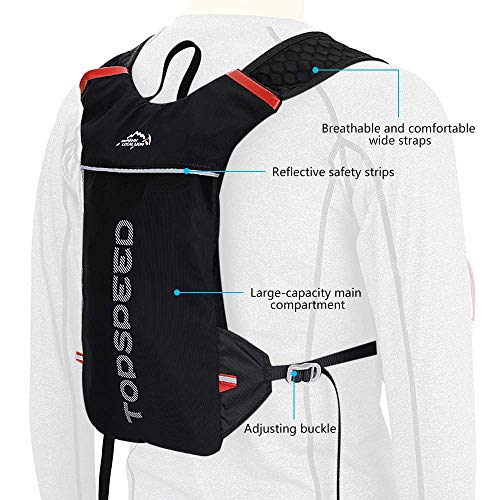 Lixada Mochila Hidrataci Mochila para Correr Ligera para Correr Ciclismo Equitaci Excursionismo Alpinismo