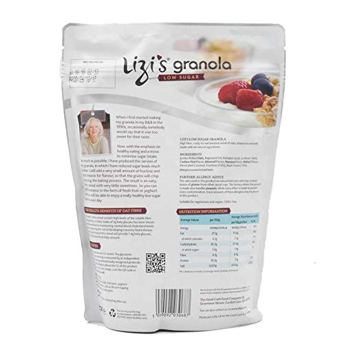 Lizi's Granola - Low Sugar - 500g