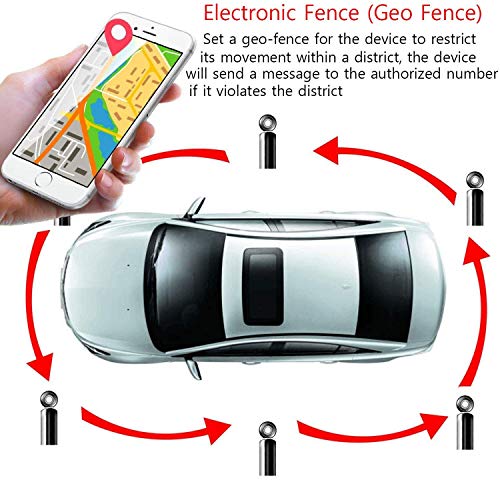 Localizador GPS para Coche, 150 días Standby GPS Tracker 10000mAh Impermeable Seguimiento en Tiempo Real Fuerte Imán Rastreador GPS con App/Web TK905B