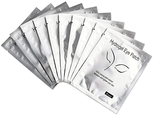 Locisne Eye Gel Pads- 100 pares de pestañas Lash Extension Pads Sin pelusa Under Eye Gel Parches Beauty Tool para Pro Salon Extensión individual de pestañas (100 bolsas = 200 piezas)