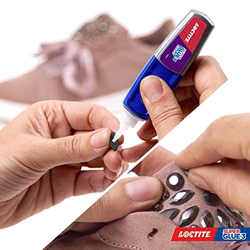 Loctite Super Glue-3 Creative Pen, adhesivo transparente con forma de bolígrafo, pegamento instantáneo y universal antigoteo, fácil de usar y de gran precisión, 4gr