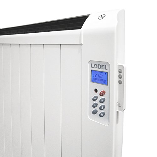 Lodel RA6 - Emisor Térmico Digital Bajo Consumo, 900 de Potencia, 6 Elementos, Programable, Diseño Ultrafino y Ligero