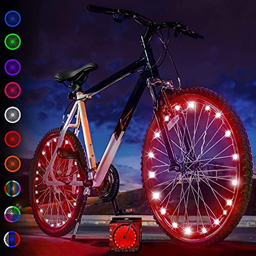 Luces LED Active Life para bicis (Set de 2 Rojo). Ideas para Regalo de cumpleaños y de Navidad. Oferta destacada de Black Friday y Cyber Monday para él o Ella, Hombres, Mujeres, niños o Adolescentes.