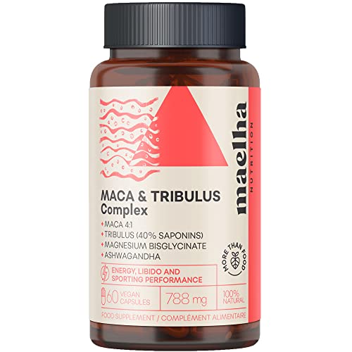 Maca y Tribulus terrestris Complex | 60 cápsulas | 100% Natural