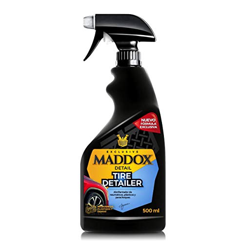 Maddox Detail - Tire Detailer - Abrillantador de Neumáticos, Plásticos, Gomas de Exterior (500ml)