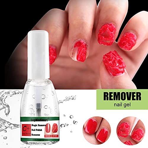 Magic Gel,Removedor de Gel de Uñas, Gel Removedor mágico de esmalte de uñas, Profesional Elimina el Esmalte de Gel Remojo en 3-5 Minutos, NO Dañe Sus Uñas