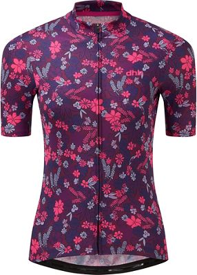 Maillot de manga corta de mujer dhb Moda - FIORI 2021 - Rojo - UK 10, Rojo