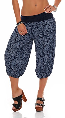 Malito 8581 Capri - Pantalones de baile para mujer azul oscuro Talla única