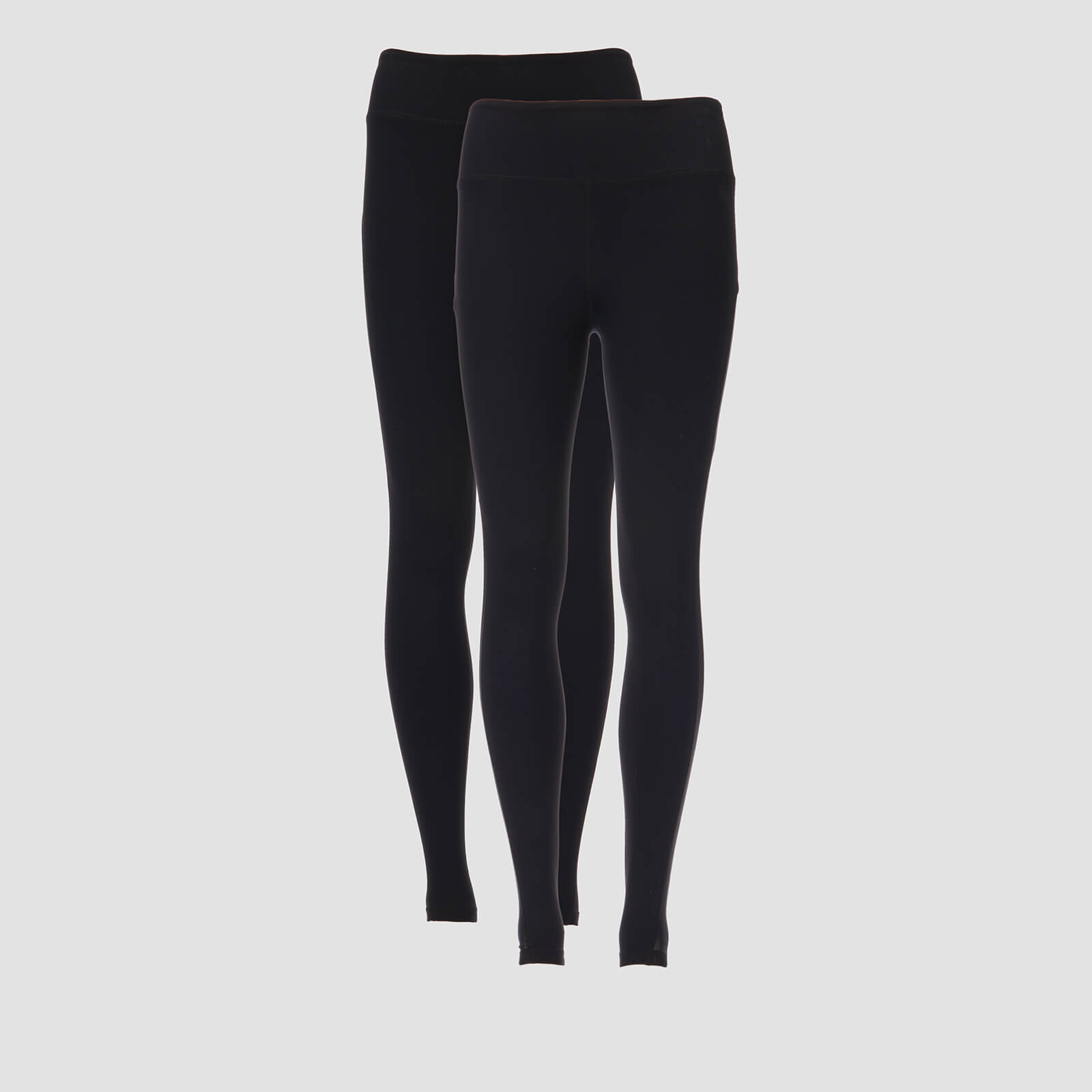 Mallas Power Classic y Mesh (Pack de 2) - Negro - XXS