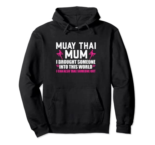 Mamá Madre Mauy Tailandia Tailandia Muay Thai Sudadera con Capucha