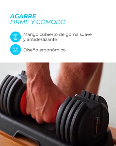 Mancuerna ajustable Xiaomi Fed High-End, 2-10kg. Pesas ajustables. Para gimnasio o hacer deporte en casa.