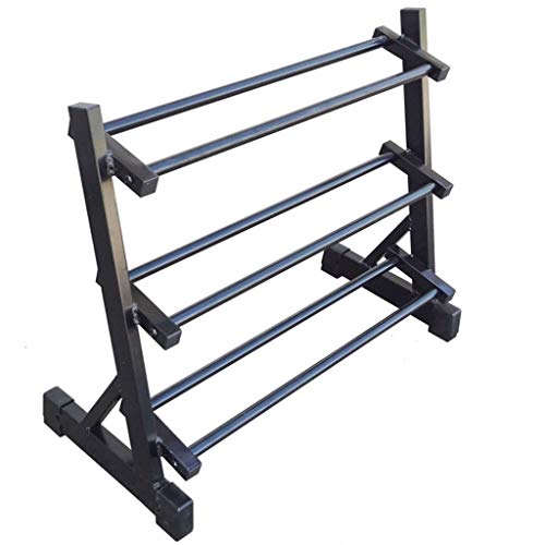 Mancuernas Estante Soporte Equipamiento Deportivo de Interior Fitness en casa para Hombres Equipo de Gimnasio Soporte de Rack Solo Vende estanterías