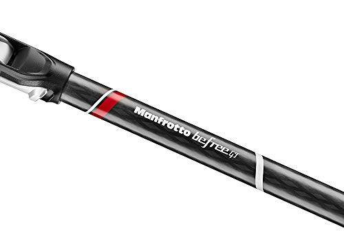 Manfrotto Befree Advanced GT - Trípode de Viaje con Cabezal Fluido, Práctico y Compacto, Trípode Profesional de Carbono para Cámaras DSLR, Reflex, sin Espejo y Accesorios de Fotografía