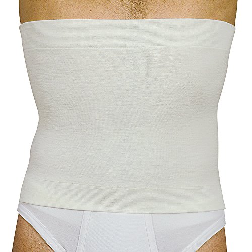 MANIFATTURA BERNINA Elan 500622 (Talla 5) - Cinturón Termico Faja Lumbar Caliente en Lana Merino y algodón Altura 27 cm