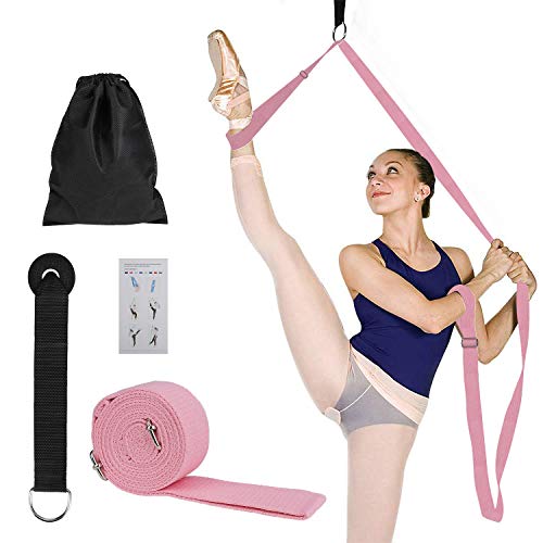 MaoXinTek Correa de Yoga, Ballet Banda Elástica para Piernas, Cinturón Equipo Cinta para la Pierna de Estiramientopara para Baile, Gimnasia, Entrenamiento de Gimnasia, Taekwondo