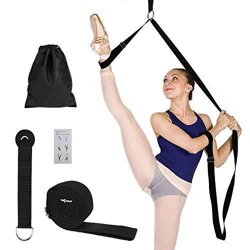 MaoXinTek Correa de Yoga, Ballet Banda Elástica para Piernas, Cinturón Equipo Cinta para la Pierna de Estiramientopara para Baile, Gimnasia, Entrenamiento de Gimnasia, Taekwondo