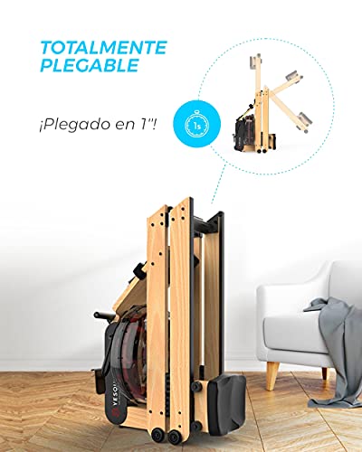 Máquina de Remo Plegable Xiaomi Yesoul Smart R40s. Asiento ergonómico. Silenciosa. Deposito Agua. Material Madera