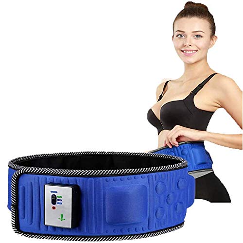 Máquina para Adelgazar - Quemador De Grasa con Barriga Eléctrica Ejercicio con Pesas Masaje Vibración Cinturón Magnético Adelgazante Cinturón para Quemar Grasa para Hombres Y Mujeres