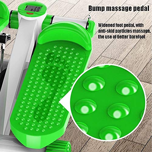 Máquinas De Step Stepper Fitness Mini Stepper Aerobic con Asas Stepper Twister Ajustable Equipo De Ejercicio De Fitness para Uso En El Gimnasio En Casa Capacità: 120 Kg B,1