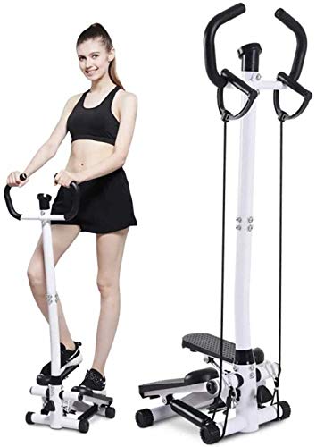 Máquinas De Step Stepper Fitness Mini Stepper Aerobic con Asas Stepper Twister Ajustable Equipo De Ejercicio De Fitness para Uso En El Gimnasio En Casa A,1