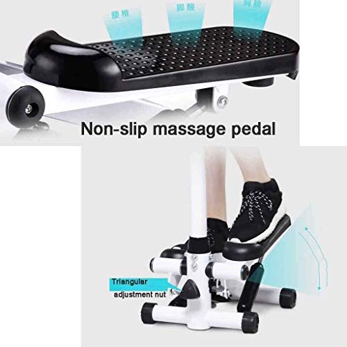 Máquinas De Step Stepper Fitness Mini Stepper Aerobic con Asas Stepper Twister Ajustable Equipo De Ejercicio De Fitness para Uso En El Gimnasio En Casa A,1