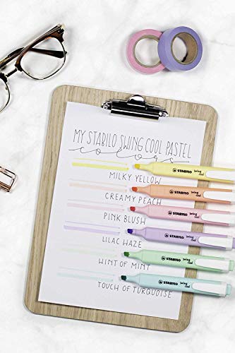 Marcador STABILO swing cool Pastel Edition -Estuche con 6 colores pastel