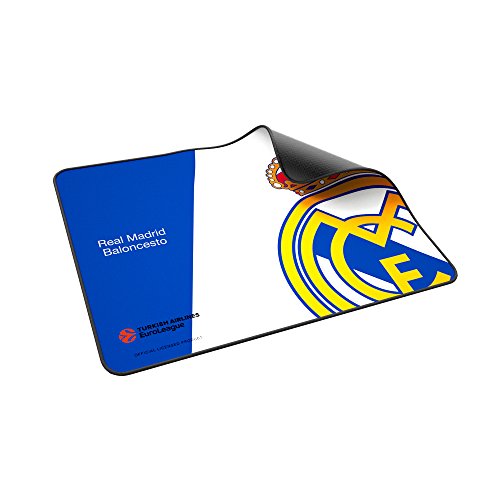 Mars Gaming MMPRM, alfombrilla Real Madrid, base caucho natural, 35 x 25 cm