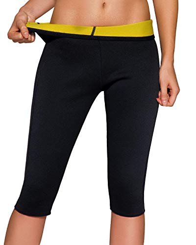 Martiount Pantalones Sauna para Mujer Pantalones de Neopreno Térmicos de Adelgazamiento Pantalon Sauna Reductora Adelgazar Push Up High Waist Deporte Yoga Running XL