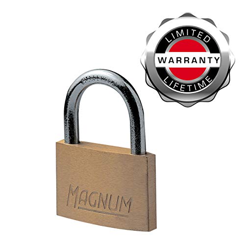 Master Lock CAD20 Magnum Candado Pequeño de Latón Macizo a Llave