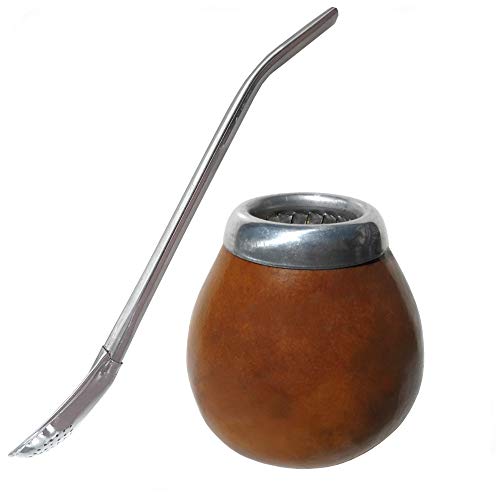 Mate y Bombilla Kit para beber Yerba Mate - Gaucho Bruno