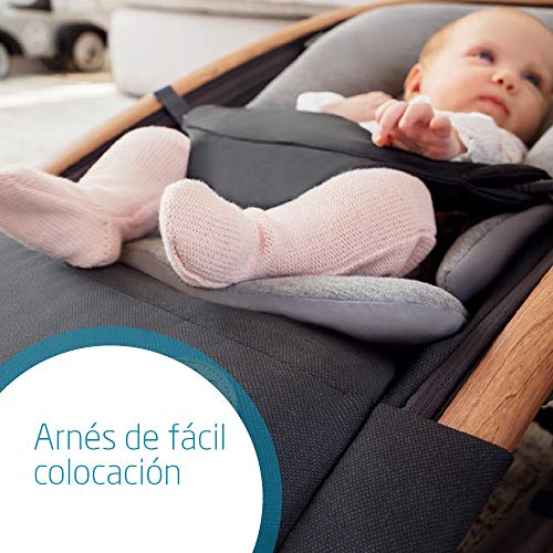 Maxi-Cosi Kori Hamaca bebé ergonómica de balanceo natural, plegable y portátil, Essential Grey (gris)