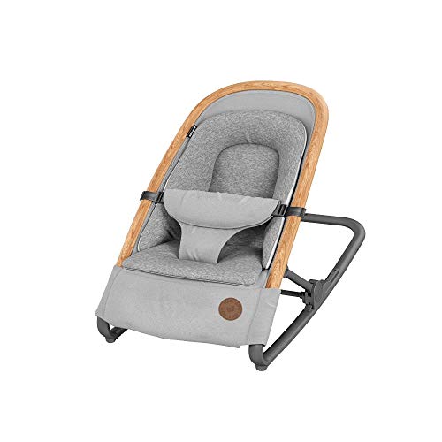 Maxi-Cosi Kori Hamaca bebé ergonómica de balanceo natural, plegable y portátil, Essential Grey (gris)