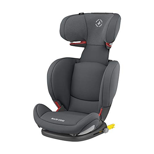 Maxi-Cosi RodiFix AirProtect Silla Coche Grupo 2/3 ISOFIX, 15 - 36 kg, Silla Auto Reclinable, Crece con el Niño 3.5 - 12 Años, Color Authentic Graphite (gris)