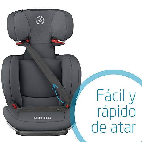 Maxi-Cosi RodiFix AirProtect Silla Coche Grupo 2/3 ISOFIX, 15 - 36 kg, Silla Auto Reclinable, Crece con el Niño 3.5 - 12 Años, Color Authentic Graphite (gris)