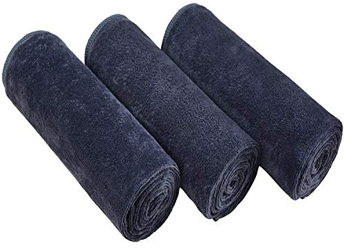 MAYOUTH en Microfibre Serviettes de Sports Séchage Rapide et Absorbant Serviette de Gym entraînement Serviettes de Sueur pour Gym Fitness, Yoga, Le Camping, 3-Pack 40 cm x80 cm