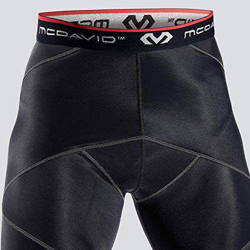 McDavid Compresión CROS Short, Hombre, Negro, L