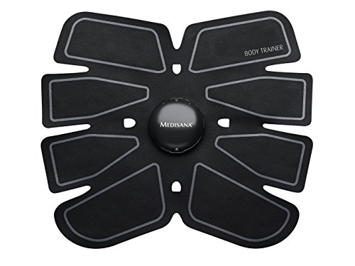 Medisana EMS Entrenador muscular abdominal eléctrico, estimulación muscular de brazos, piernas y músculos abdominales, cinturón muscular abdominal con 15 intensidades